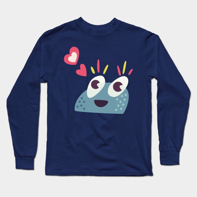 Kawaii Candy Long Sleeve T-Shirt by Boriana Giormova